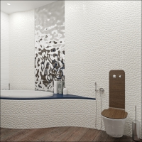 3D визуализация. Детская ванная. Проект «Дом из бруса Тироль»